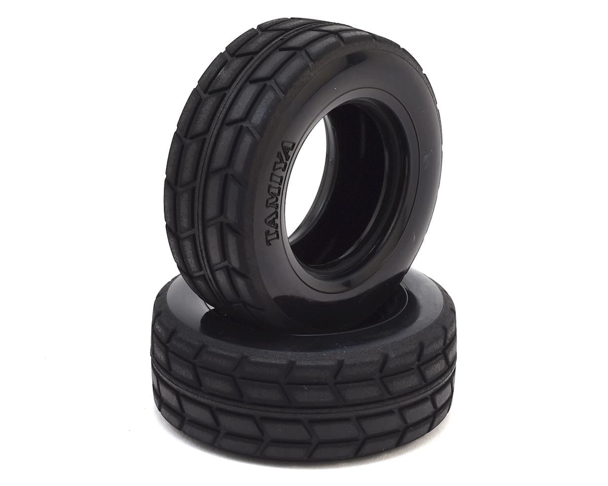 Tamiya TT - 01 Racing Truck On - Road Semi Truck Tires (2) - Hobbytech Toys