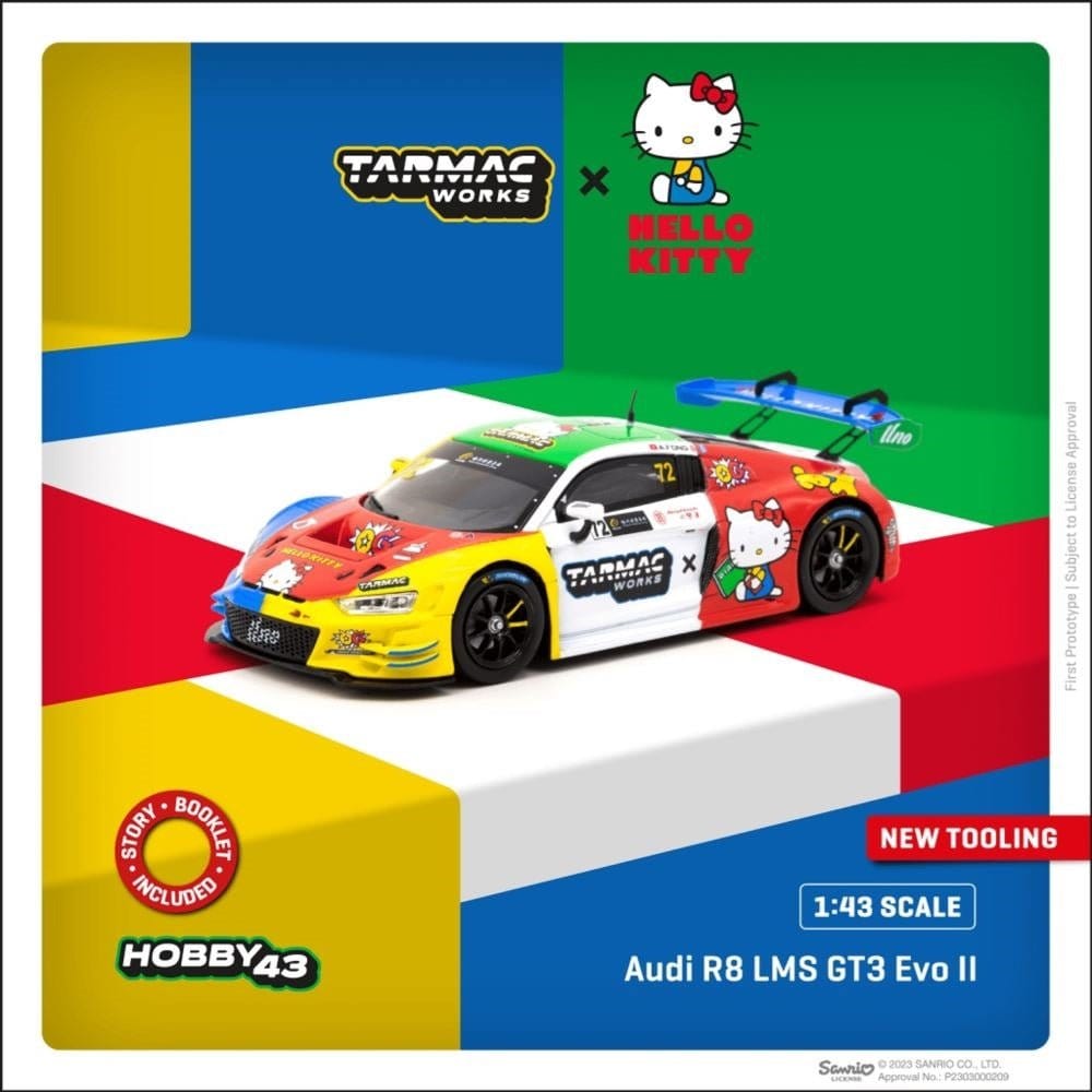 Tarmac 1/43 Audi R8 LMS GT3 Evo II - Macau GT Cup 2022 Uno Racing Adderly Fong - Hobbytech Toys