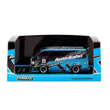 Tarmac 1/43 Toyota Hiace Widebody Black/Blue - Hobbytech Toys