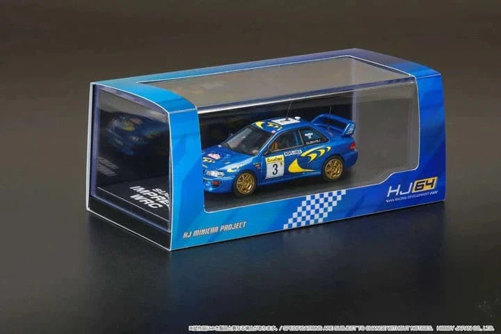 Tarmac 1/64 #3 Subaru Impreza WRC 1997 Monte Carlo - Hobbytech Toys