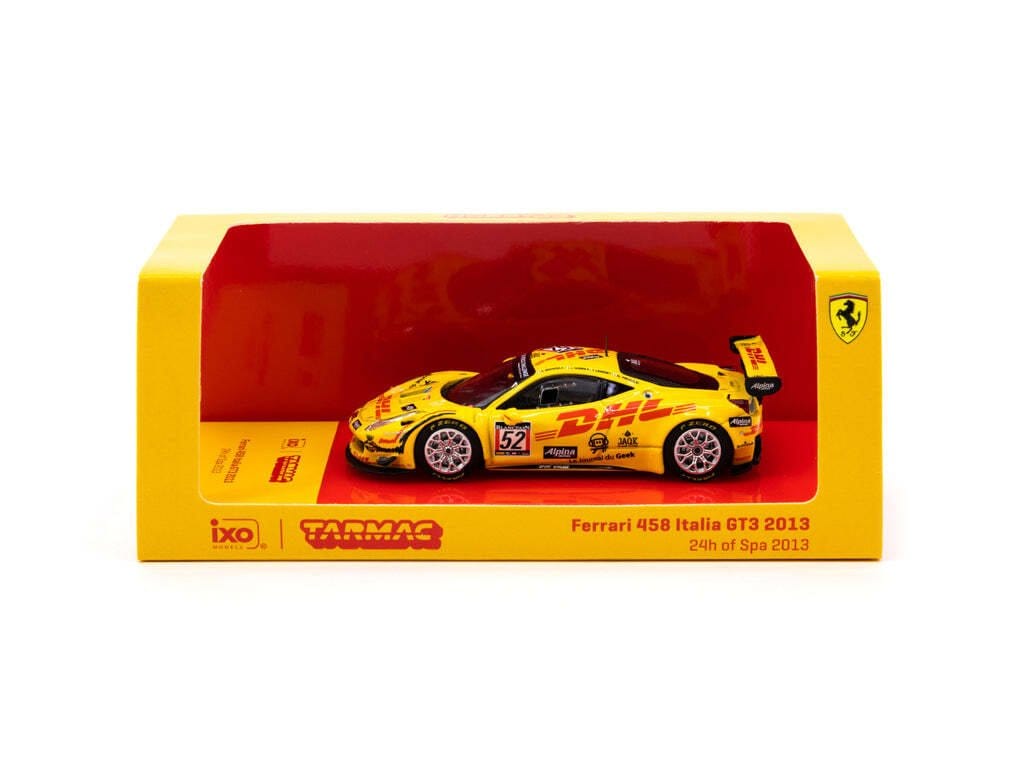 Tarmac 1/64 Ferrari 458 Italia GT3 (2013) - 24 Hours of Spa 2013 - Hobbytech Toys