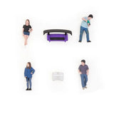 Tarmac 1/64 Figures Set RWB 1 - Hobbytech Toys