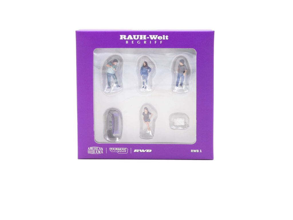 Tarmac 1/64 Figures Set RWB 1 - Hobbytech Toys