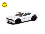 Tarmac 1/64 LB - WORKS Dodge Challenger SRT Hellcat - White - Hobbytech Toys