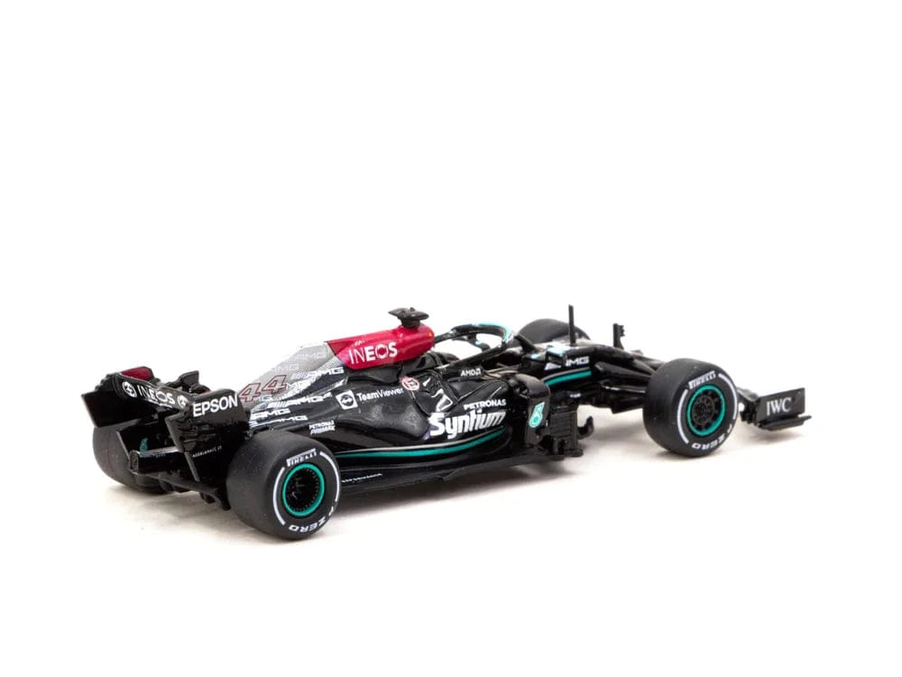 Tarmac 1/64 Lewis Hamilton Mercedes AMG F1 W12 E Performance Paulo Grand Prix 2021 Winner - Hobbytech Toys