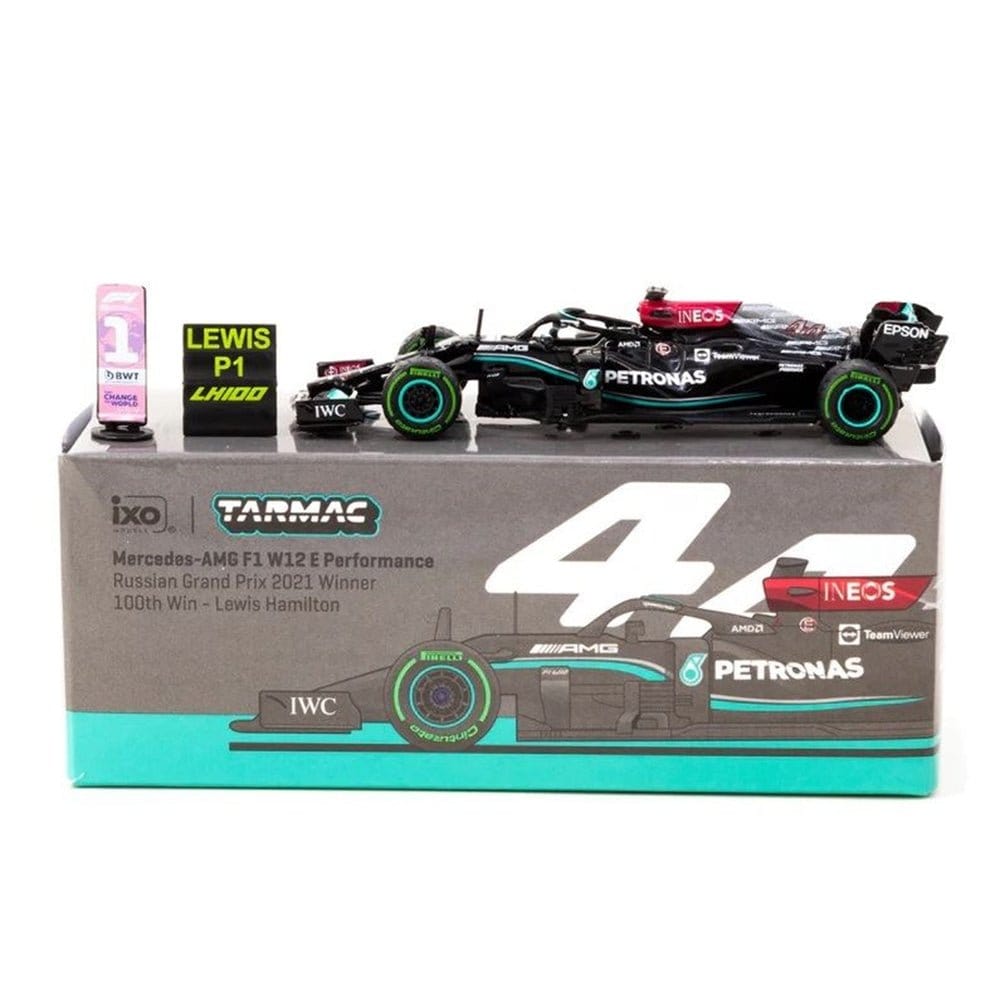 Tarmac 1/64 Mercedes - AMG F1 W12 E Performance - Russian Grand Prix - Hobbytech Toys