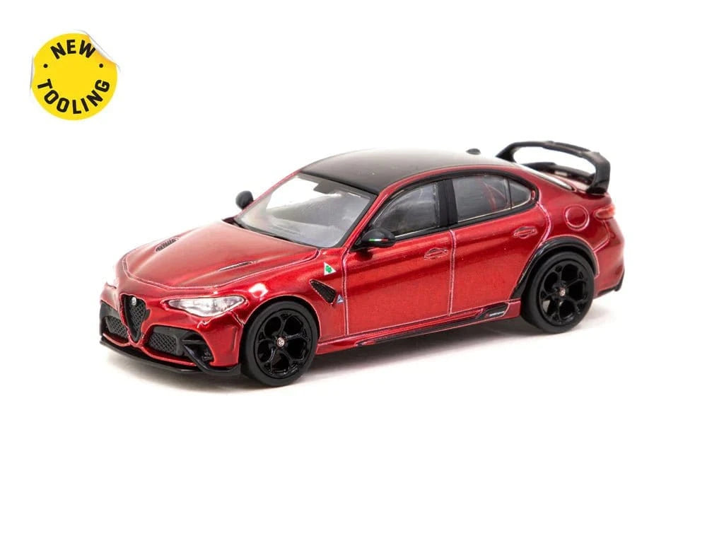Tarmac 1/64 Metallic Red Alfa Romeo Giulia GTam - Hobbytech Toys