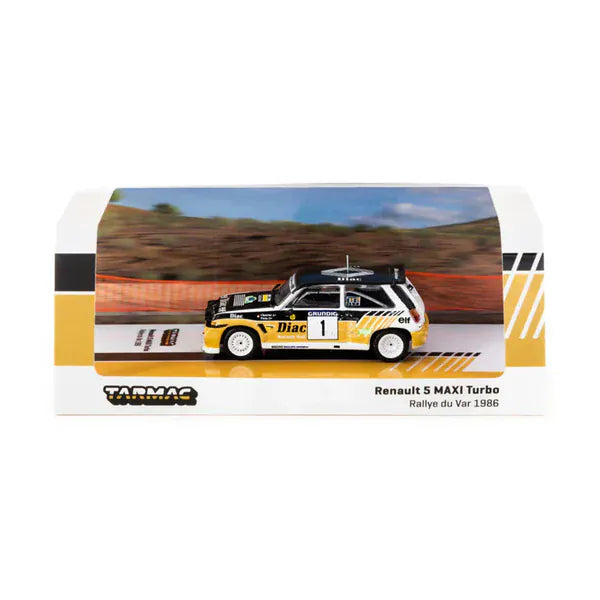 Tarmac 1/64 Renault 5 MAXI Turbo - Rallye du Var 1986 - Franois