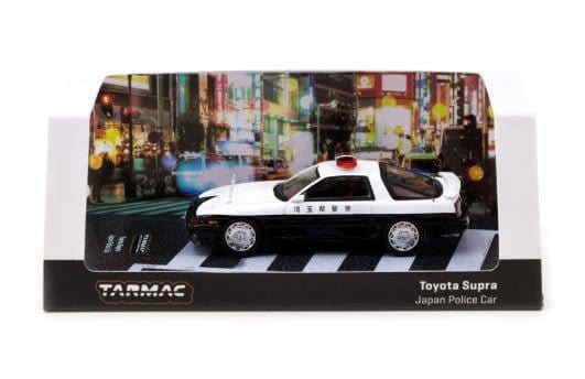 Tarmac 1/64 Toyota Supra Japan Police Car - Hobbytech Toys