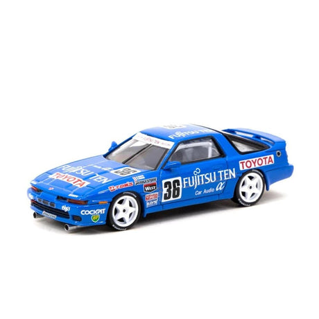 Tarmac 1/64 Toyota Supra Turbo (MA70) - JTC1990 - M. Sekiya / H. Ogawa - Hobbytech Toys