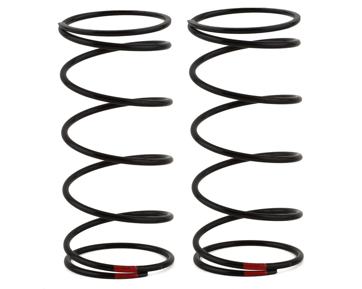 Team Associated 13mm Front Shock Springs, red 4.0lb/in, L44, 6.25T, 1.2D [91944]
