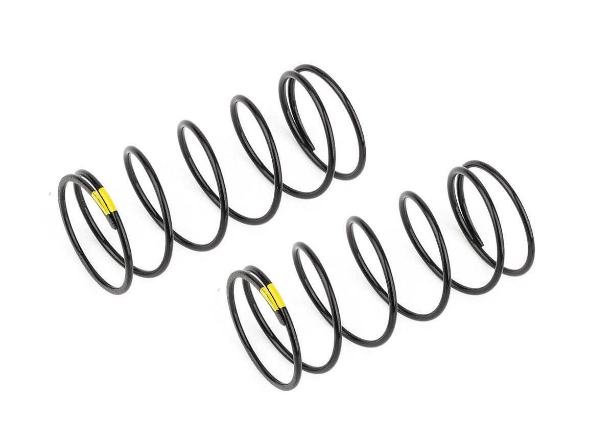 Team Associated 13mm Front Shock Springs, yellow 3.8lb/in, L44, 6.5T, 1.2D [91943]