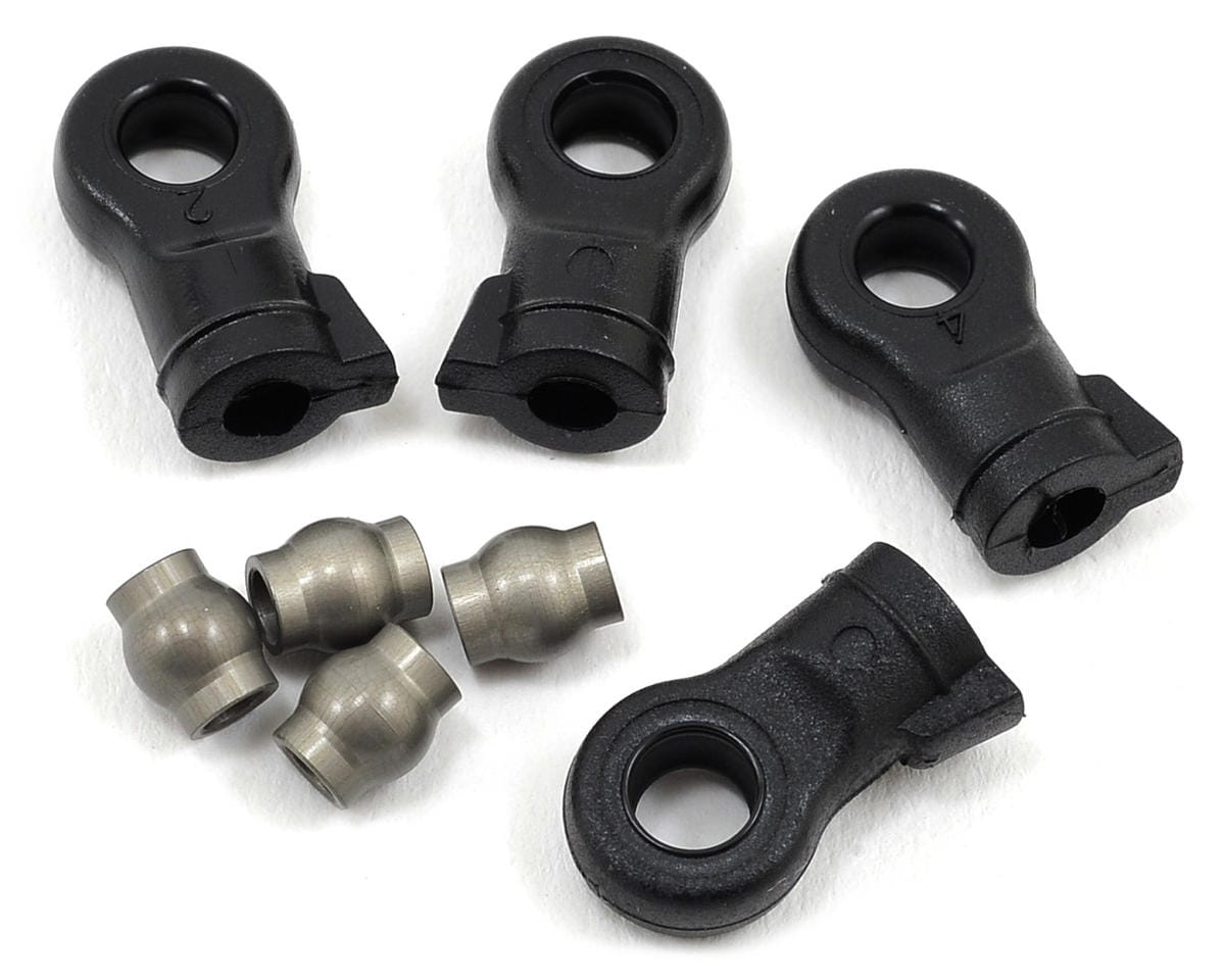 Team Associated 16mm Shock Rod Ends and Balls 7237