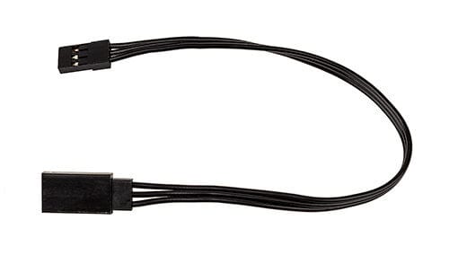 Team Associated 175mm Servo Wire Extension, black (6.89in) [27165]