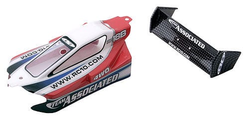 Team Associated 18B Painted Body Red [21260]
