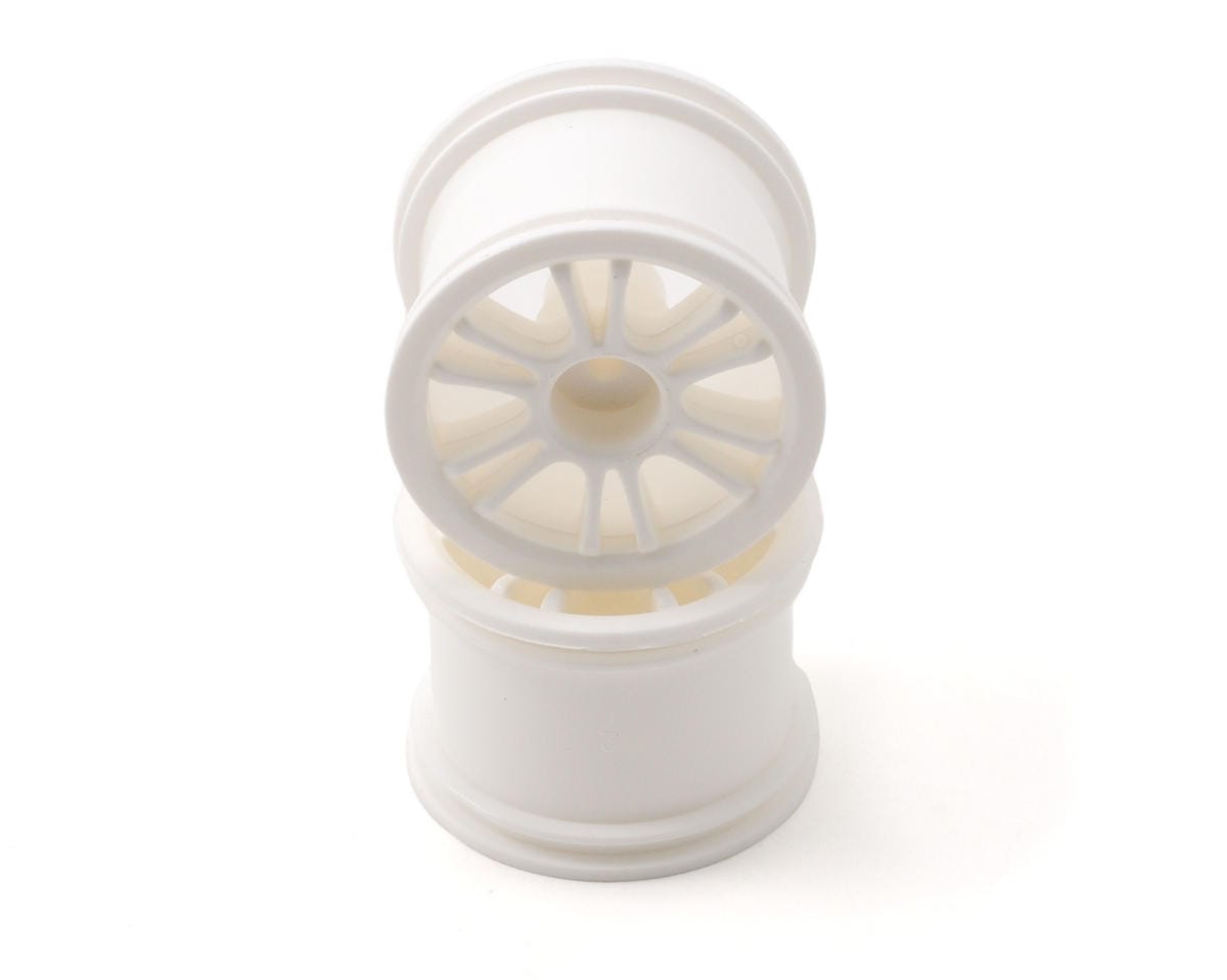Team Associated 18B Spoked Wheels Rear White 21252