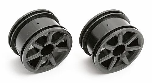 Team Associated 18R Spoked Wheel, black [21289]