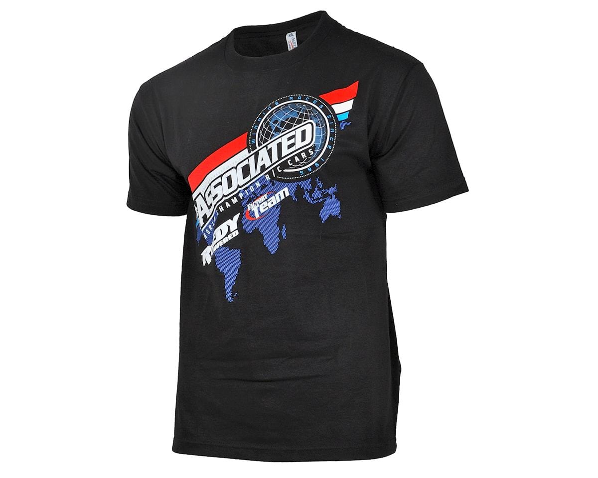 Team Associated 2016 Worlds T-Shirt, black, XL - SP12XL
