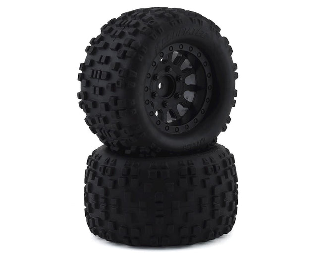 Team Associated 25841 MT10 Tires and Method Wheels - Mounted (2pcs)