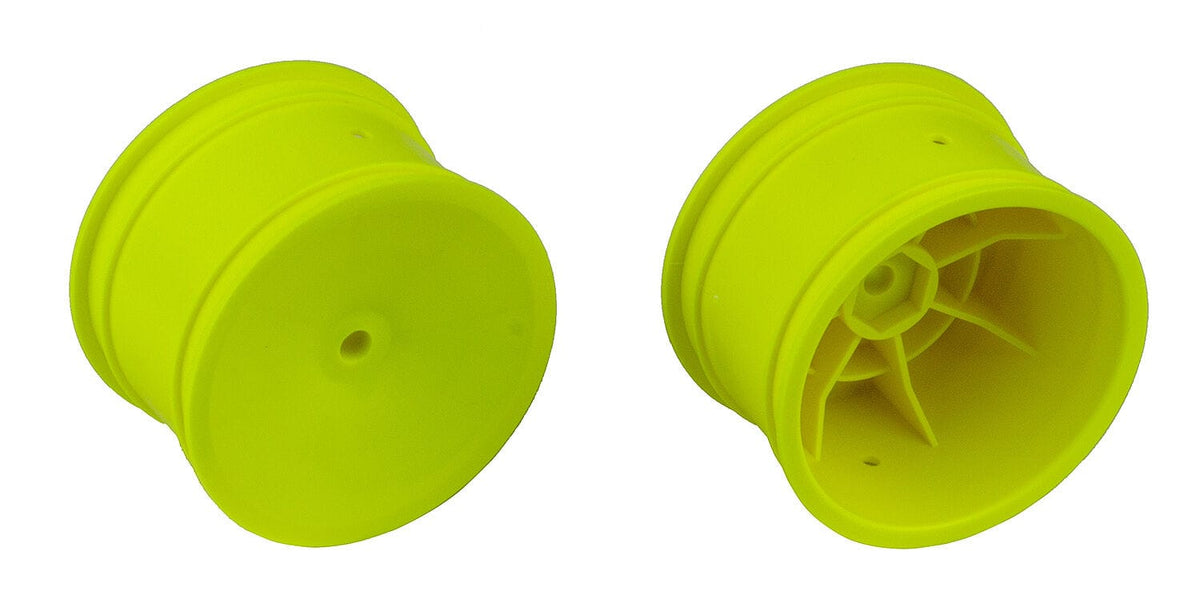 Team Associated 2WD/4WD Rear Wheels, 2.2in, 12mm Hex, yellow [9696]