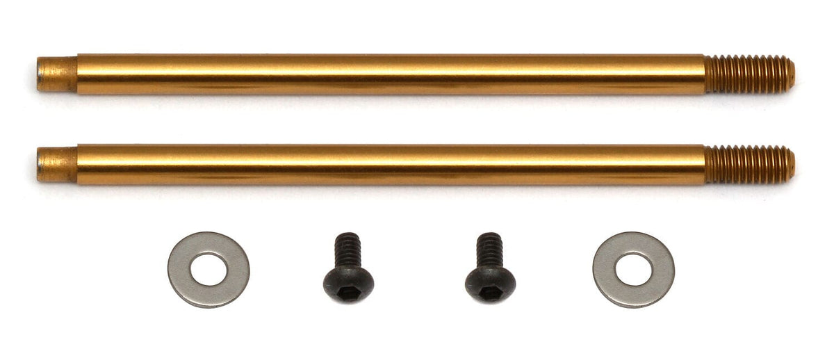 Team Associated 3x35mm Shock Shafts (V2), TiN [91623]