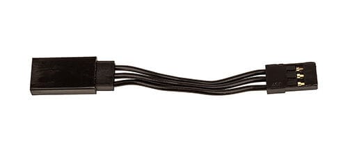 Team Associated 50mm Servo Wire Extension, black (1.97in) [27162]