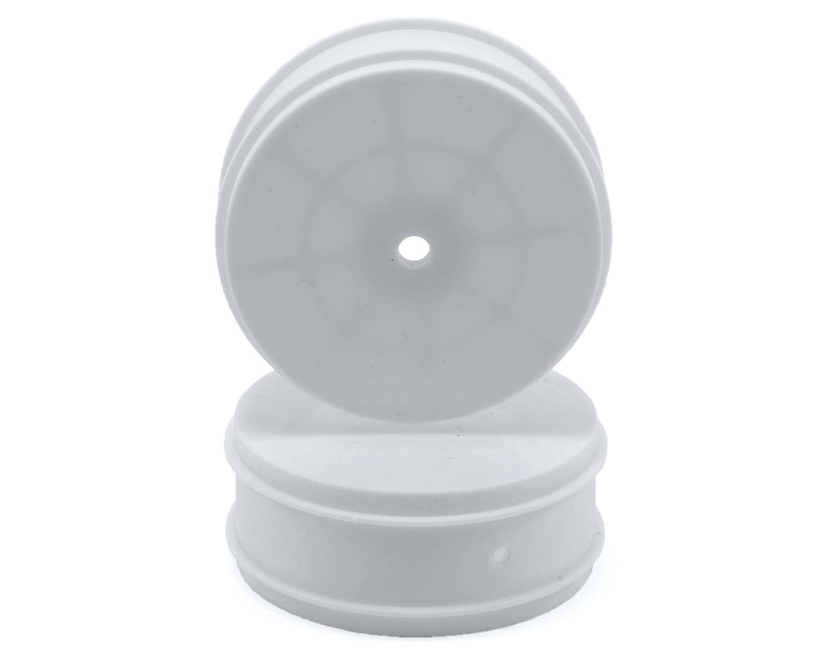 Team Associated 61mm Front 4WD Buggy Wheels White [91574]