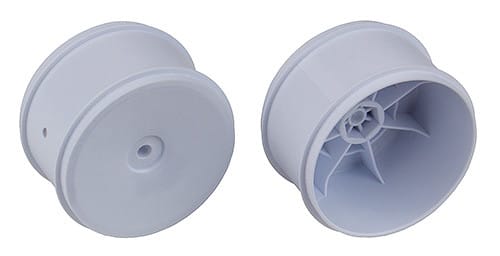 Team Associated 61 mm Rear Buggy Wheels White 91570