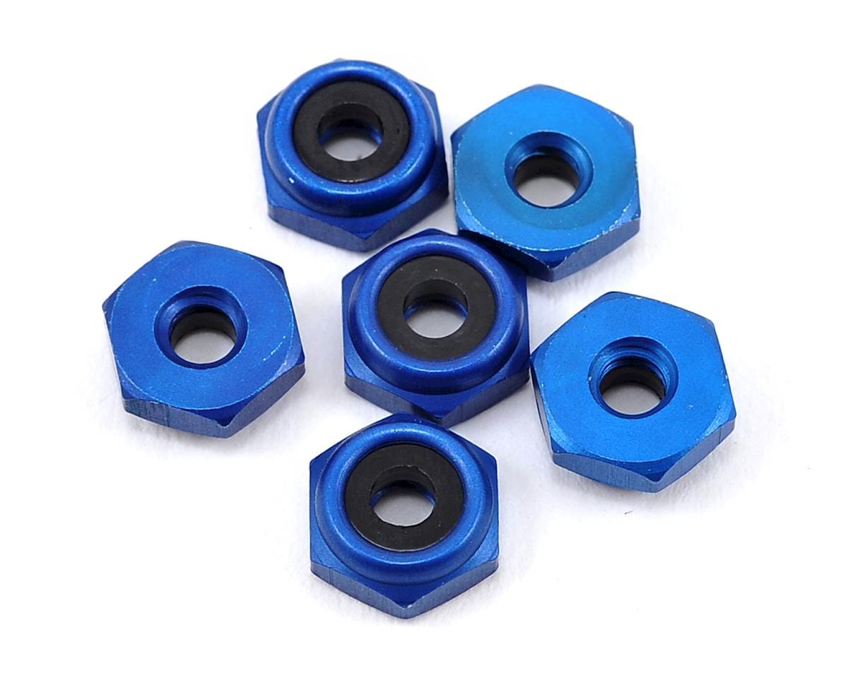 Team Associated Aluminium Locknuts 4-40 Blue 6937