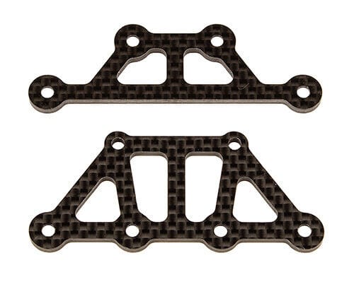 Team Associated Apex 2 FT Top Plates, Carbon F [31848]