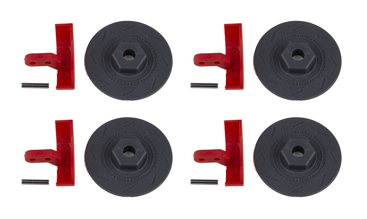 Team Associated Apex 2 Wheel Hexes and Calipers [31853]