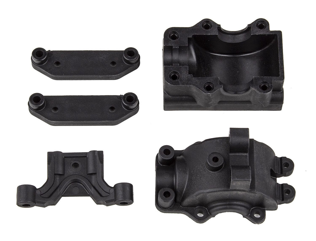 Team Associated APEX2 Gearbox, Gear Cover, Upper Arm Mounts [31850]