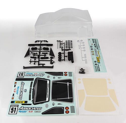 Team Associated APEX2 Sport, A550 body, clear [31911]