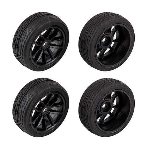 Team Associated APEX2 Sport, Nissan Z Wheels and Tires, mounted [31925]