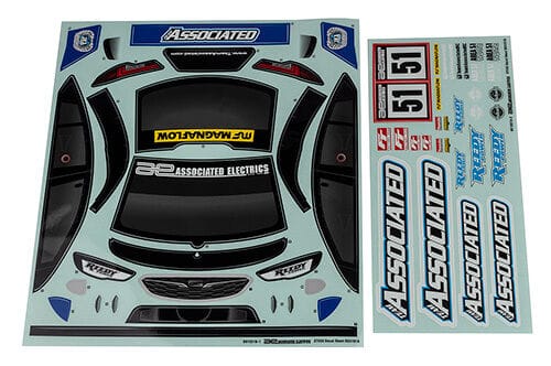 Team Associated APEX2 Sport ST550 Decal Sheet [31918]