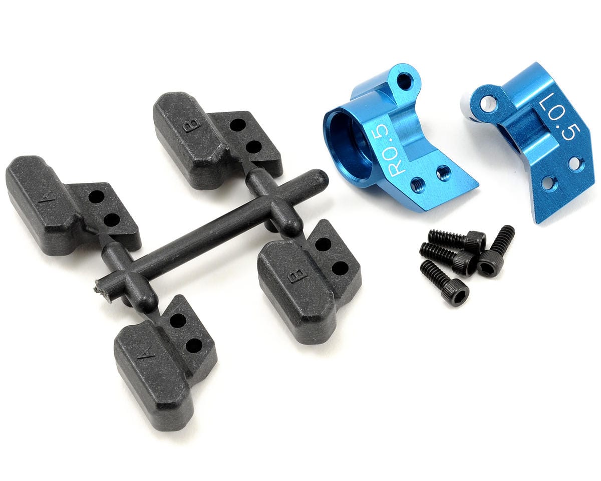 Team Associated B44 FT Aluminum Hubs 0.5 deg 9865