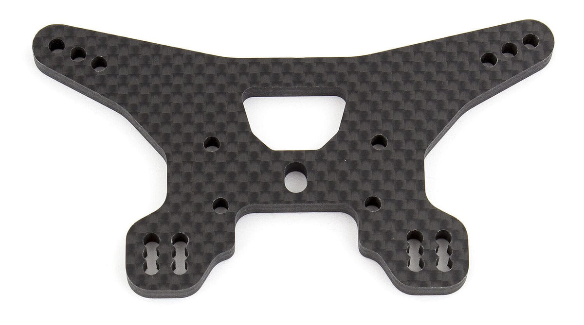 Team Associated B64 Rear Shock Tower, carbon fiber [92012]