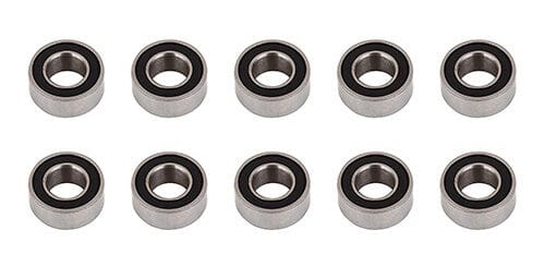 Team Associated Clutch Bearings, 5x10x4mm, rubber sealed [81666]
