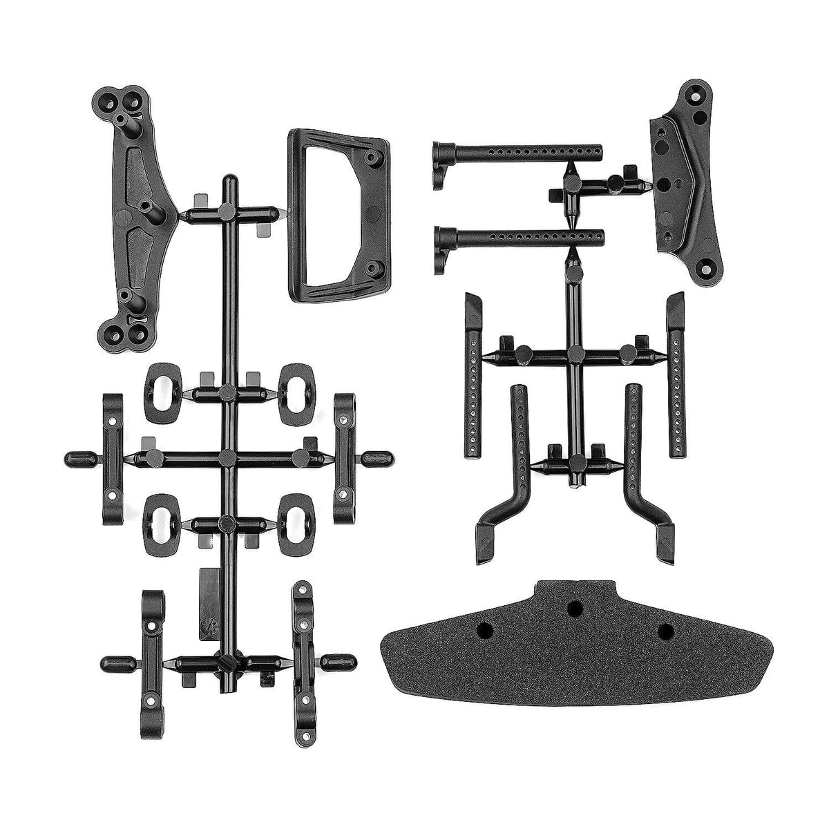 Team Associated DC10 Arm Mounts, Body Mounts, and Bumper Mounts [72205]