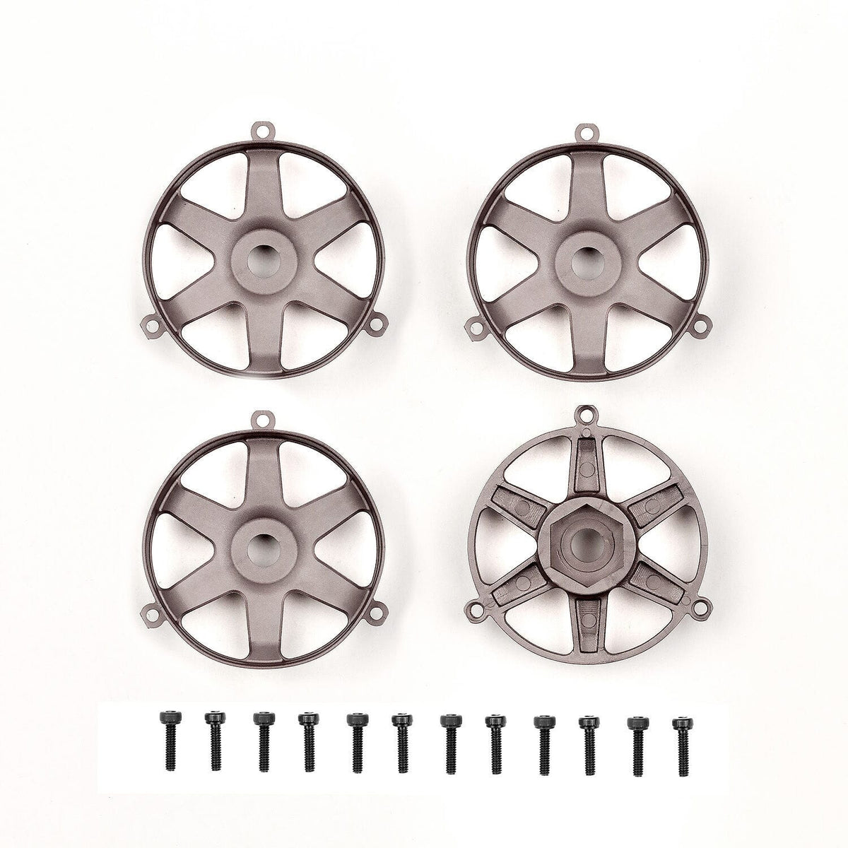 Team Associated DC10 FT Adjustable Wheel Face Plates, bronze [72249]
