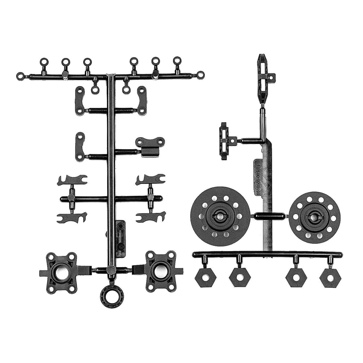 Team Associated DC10 Hubs, with wheel hex brake disks [72210]