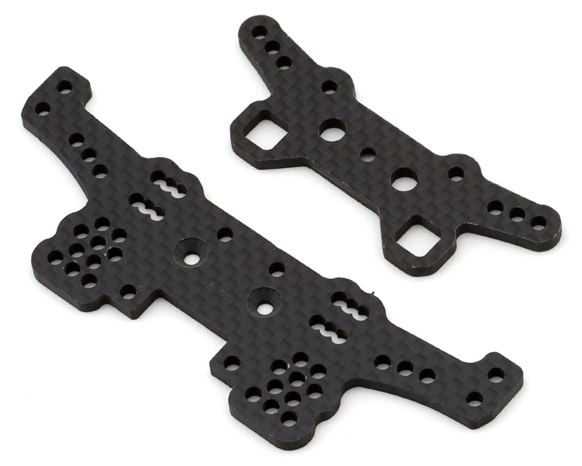 Team Associated DC10 Carbon Fiber Shock Towers [72203]