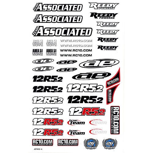 Team Associated Decal 12R5.2 [4710]