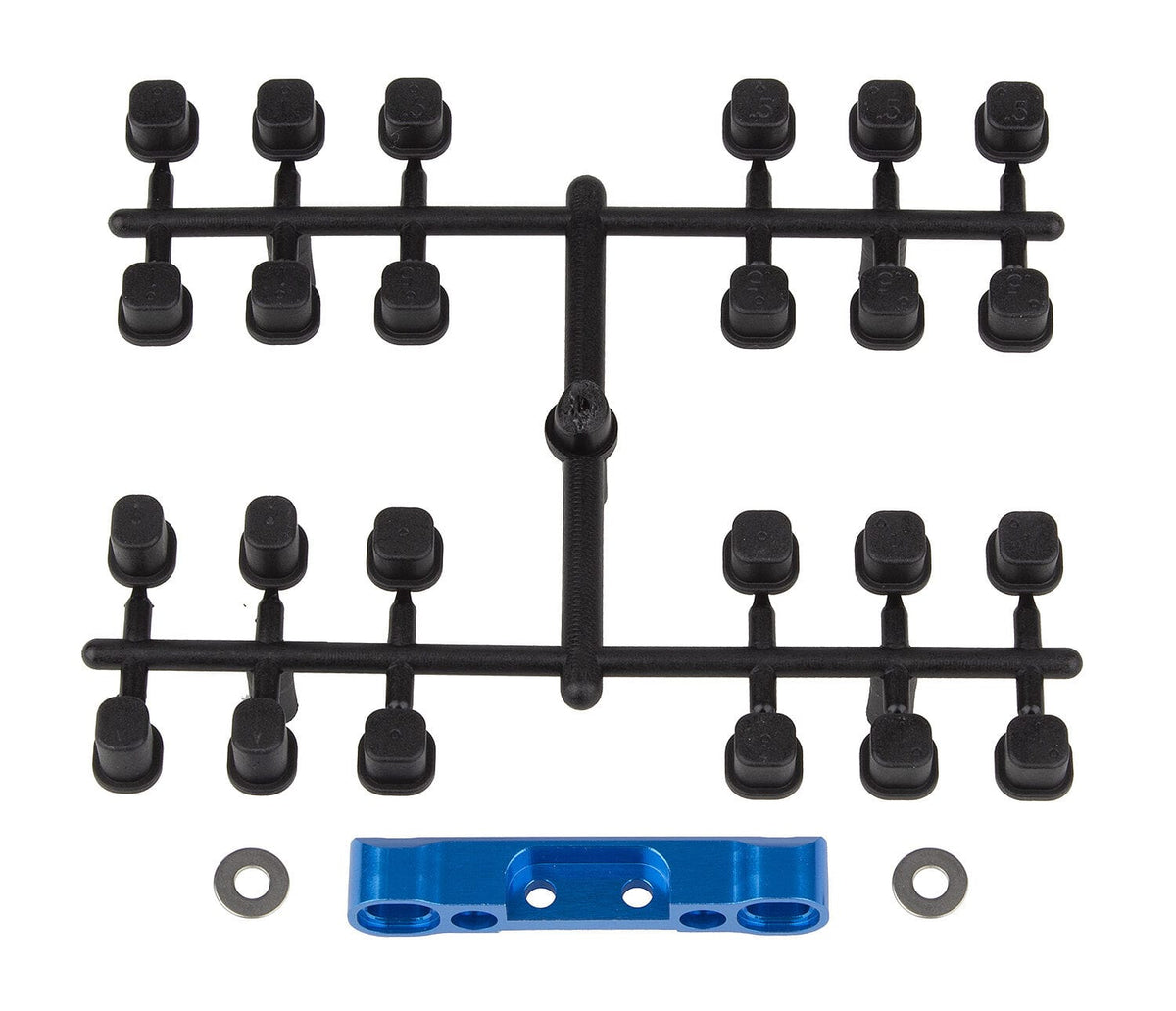Team Associated DR10 FT Arm Mount D, aluminum [72009]