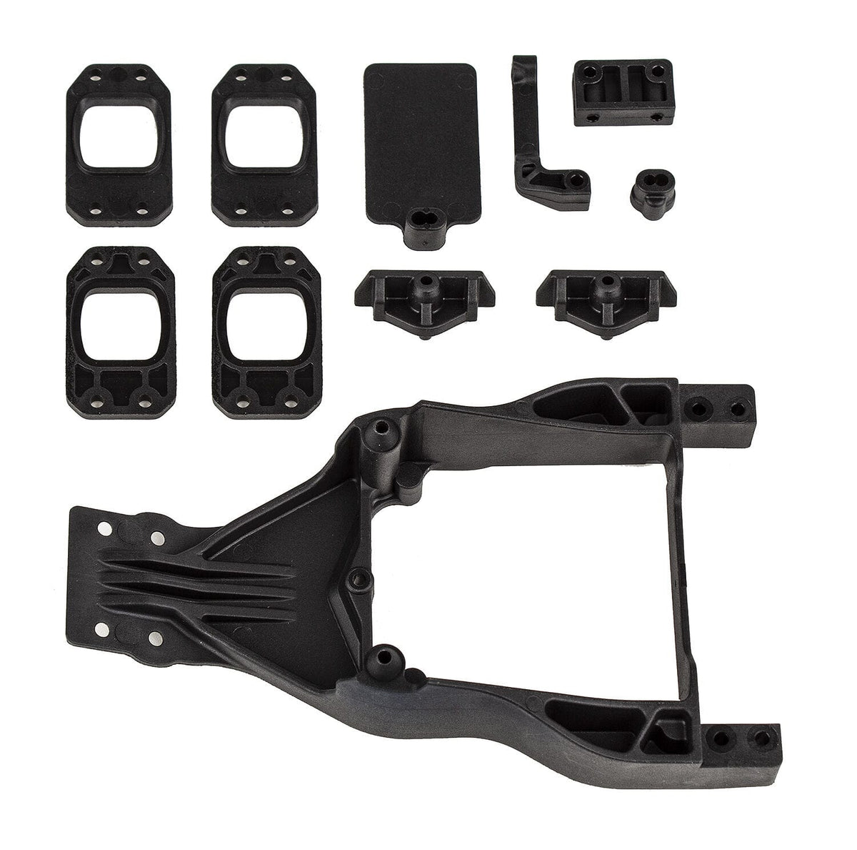 Team Associated DR10M Front Chassis Plate and Gearbox Mount Set [72036]