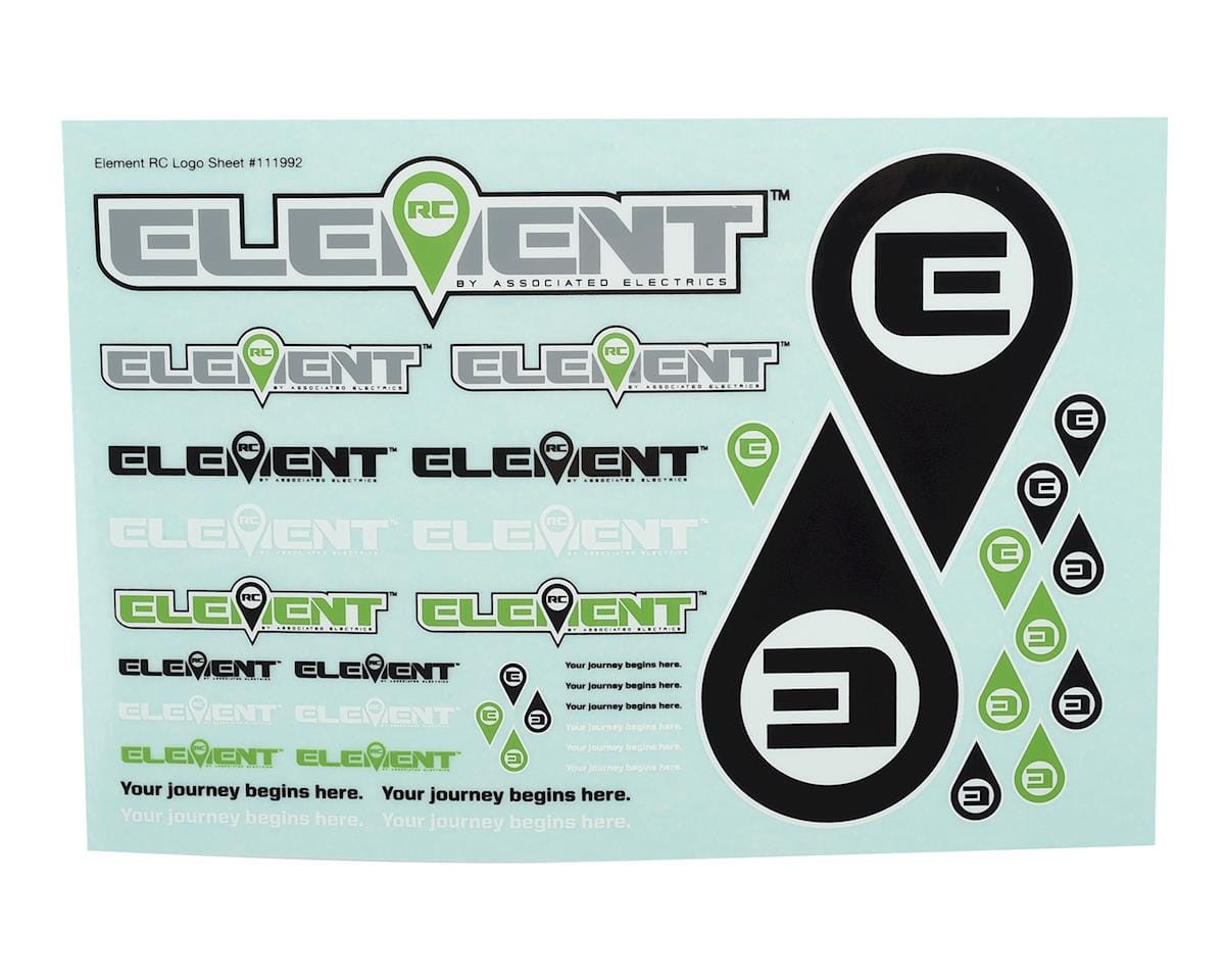 Team Associated Element Decal Sheet [42133]