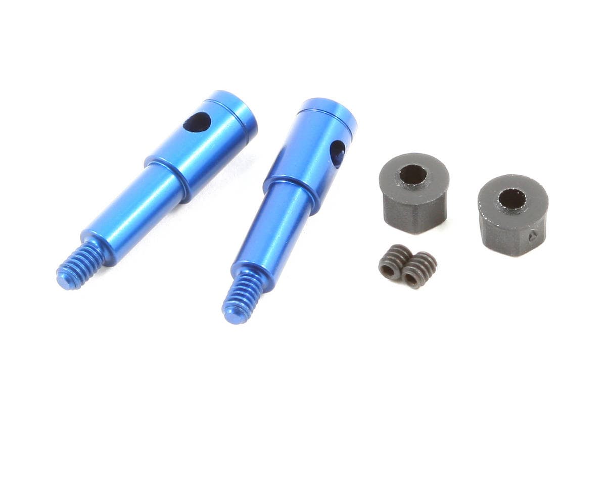 Team Associated Factory Blue B4 Aluminium Inline Axle [9623]