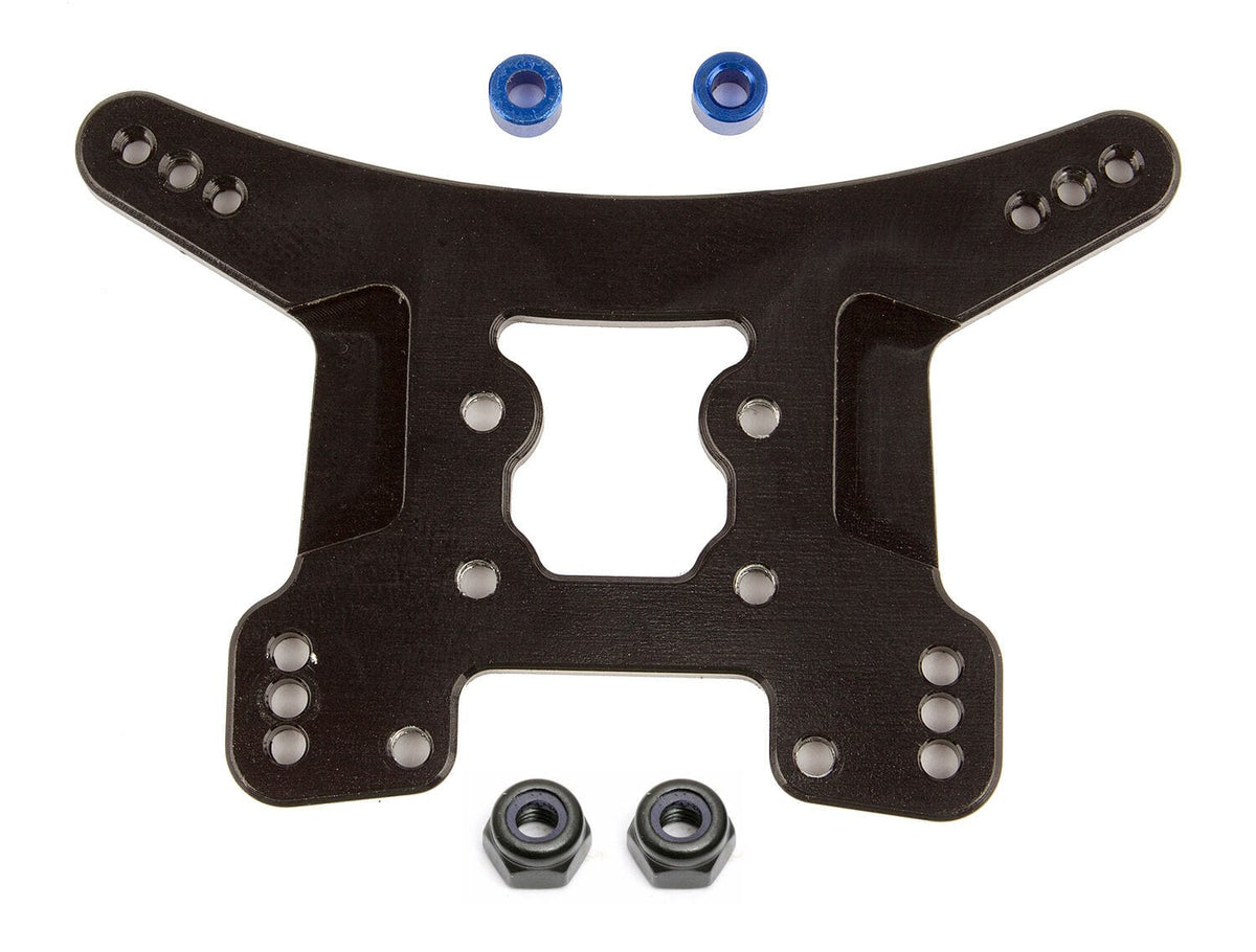 Team Associated Factory Team 1/14 Rear Shock Tower, black aluminum [21560]