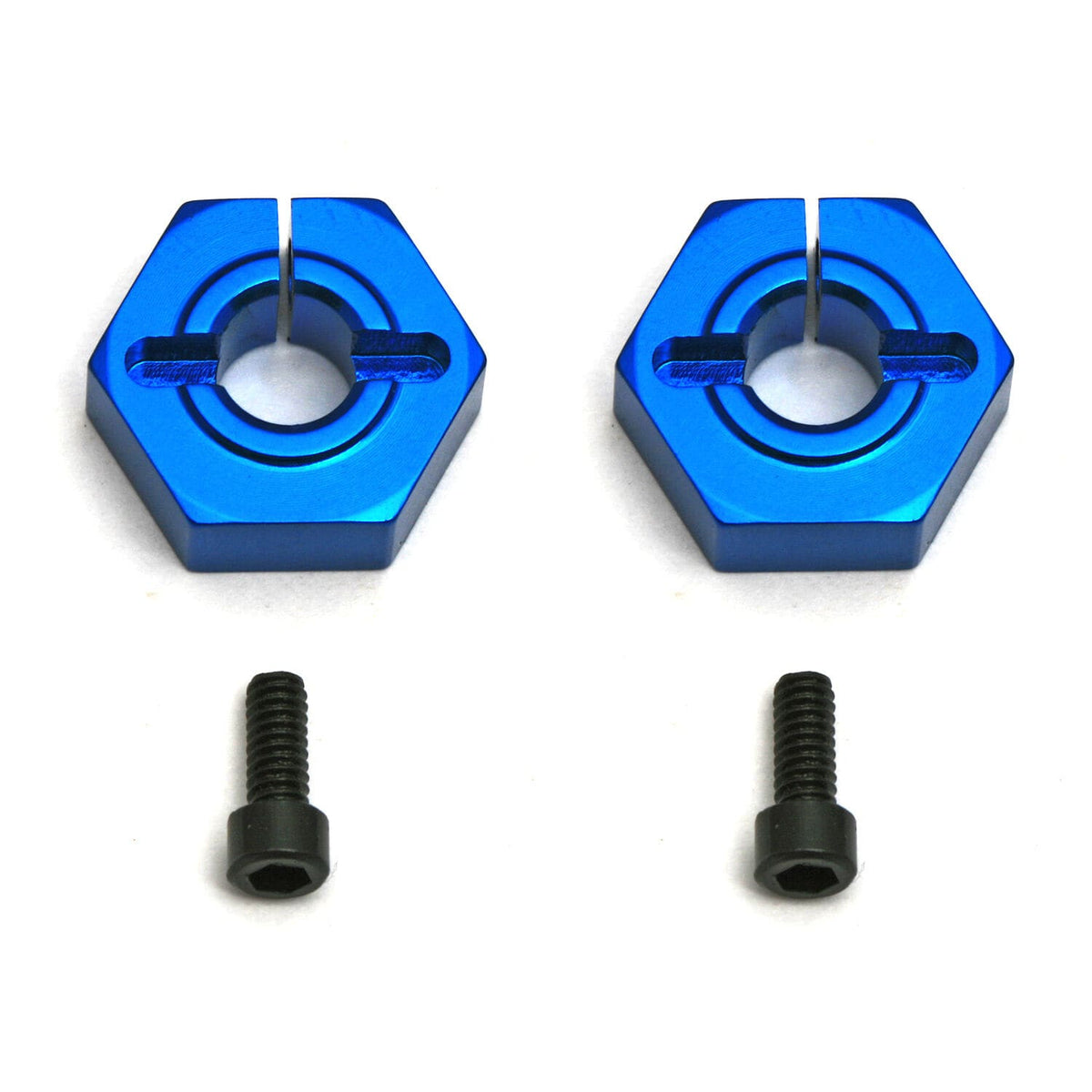 Team Associated Factory Team 12mm Alum. Clamping Wheel Hexes, Buggy Front [9891]