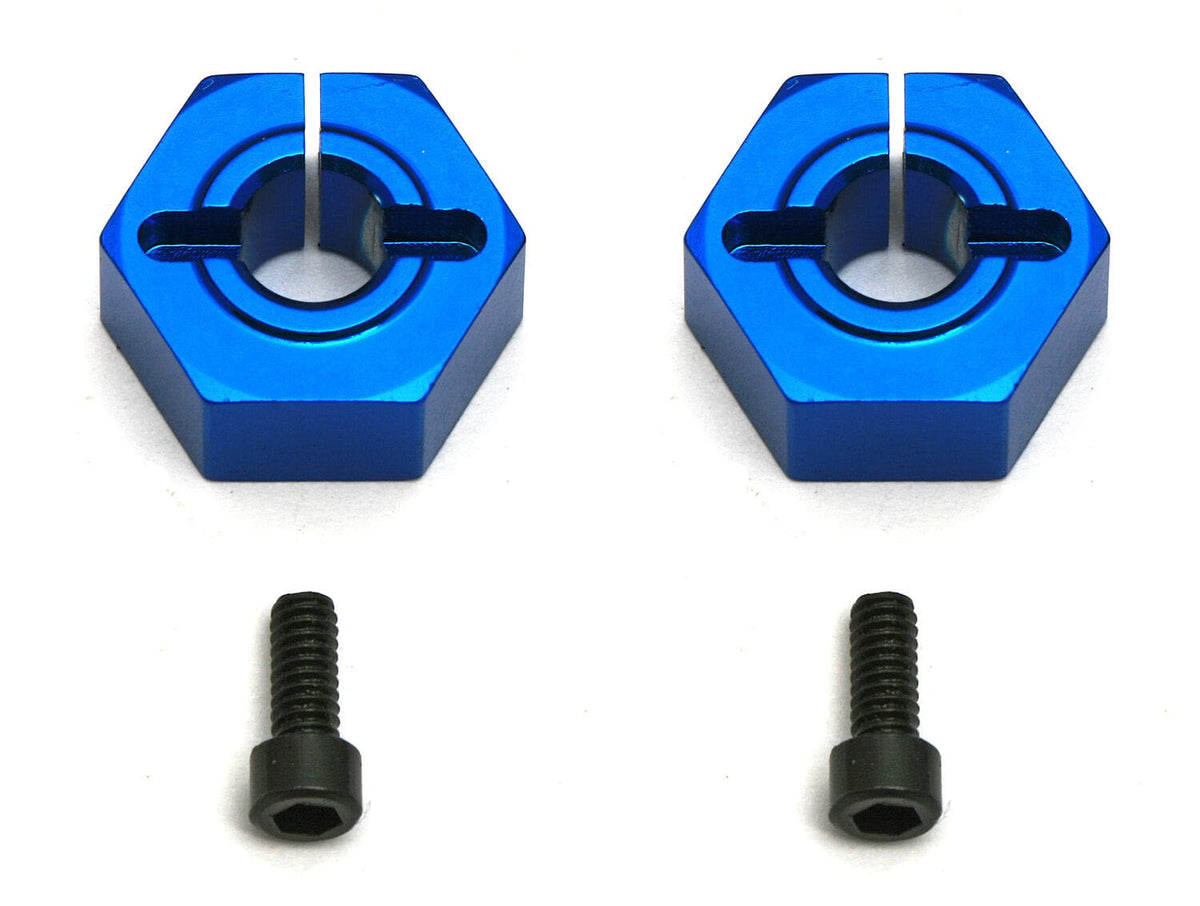 Team Associated Factory Team 12mm Alum. Clamping Wheel Hexes, SC10 Front [9893]